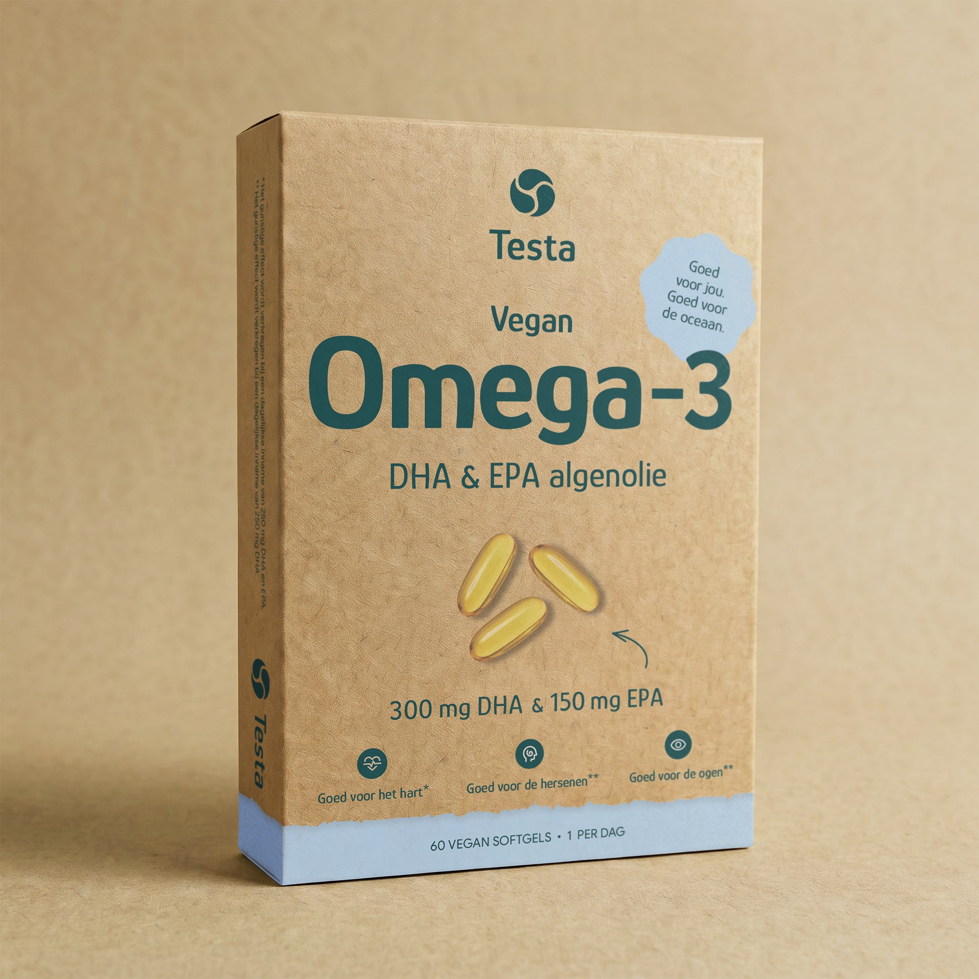 Testa Omega-3 DHA & EPA Algenolie